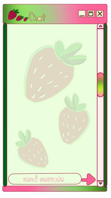 Strawberry chat box long