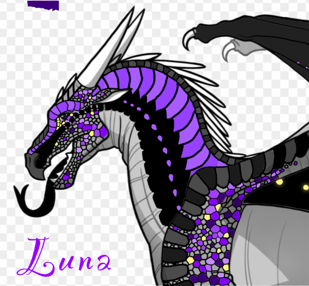 Luna as a wings of fire nightwing