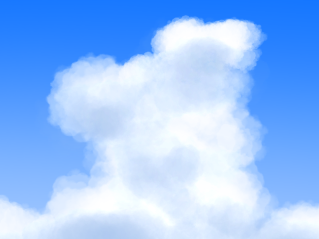 ちゃちゃっと入道雲