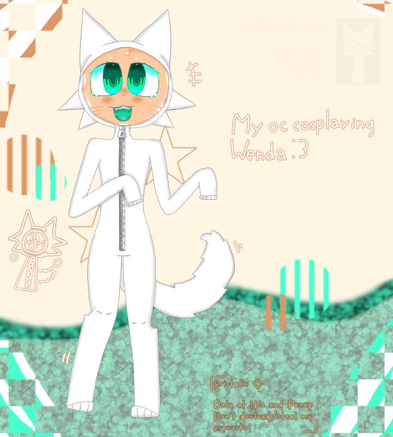 My oc + Wenda=