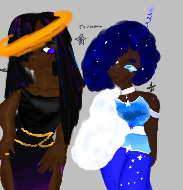 Black hole and star as human