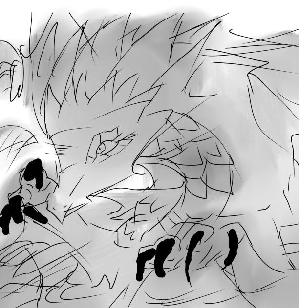 Random dragon sketch