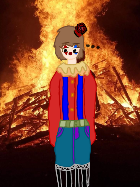 Not a thrilled clown