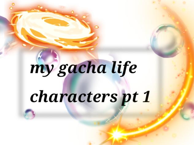 gacha life characters