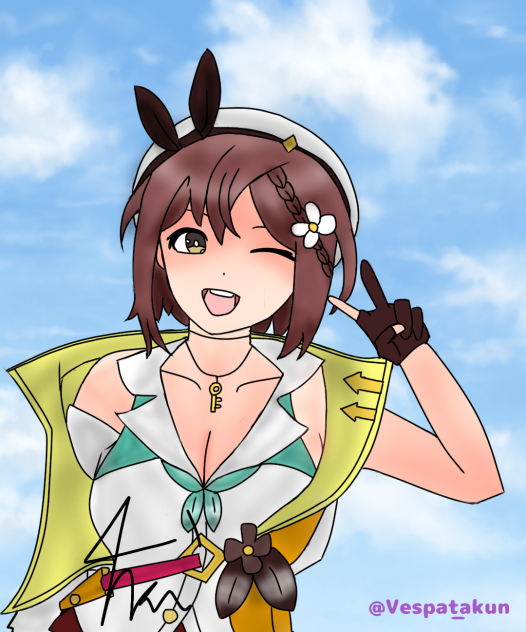 ライザのアトリエ ライザ描いてみた