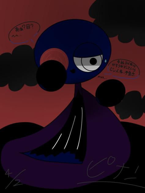 寝る前に描いたやつ