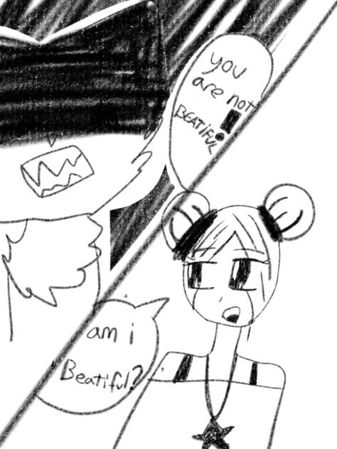 Girl and cat manga