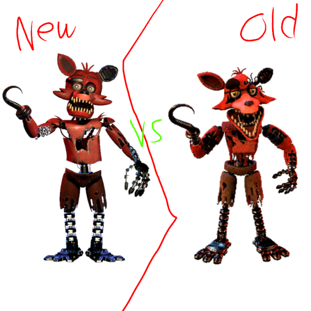 Withered foxy[new vs old] - ibisPaint