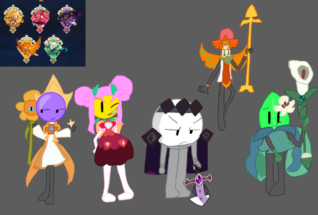 Crk Ancients as bfb characters au