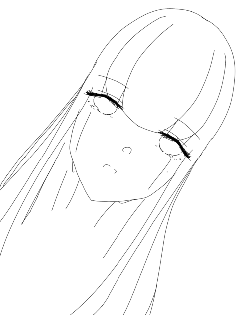 、、、服を描く気にならない、、、