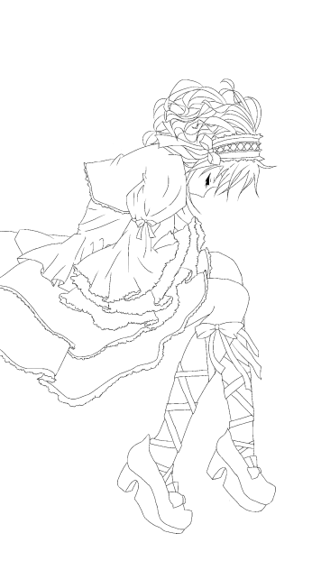 塗ってください！！塗り絵
