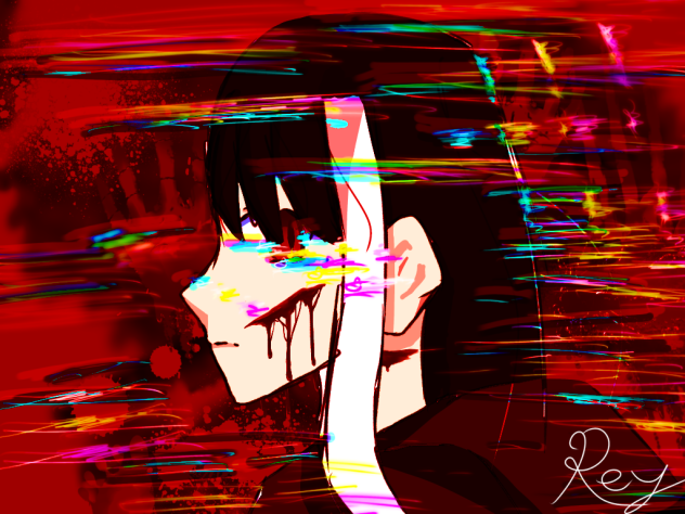 厨二病が描いた厨二病の絵 - ibisPaint