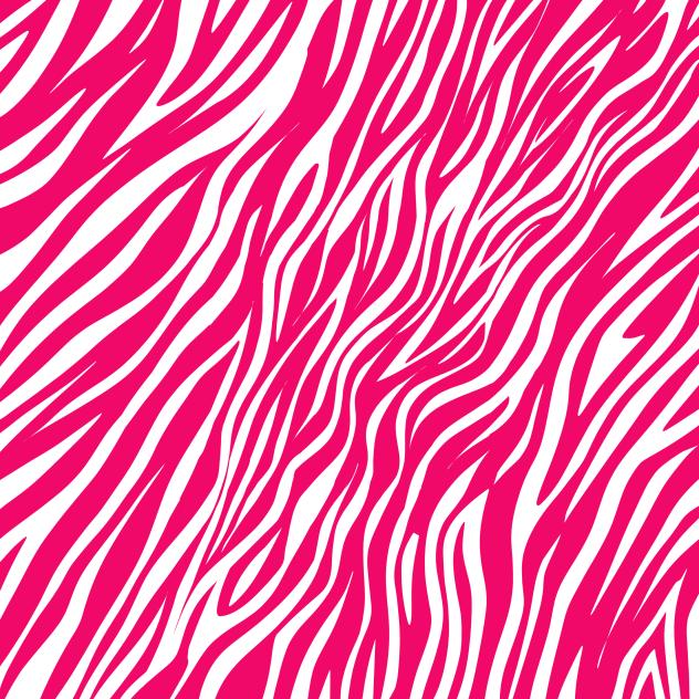 Pink and White zebra print