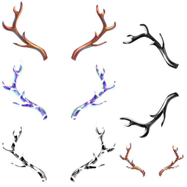 Deer Fae Antlers Set