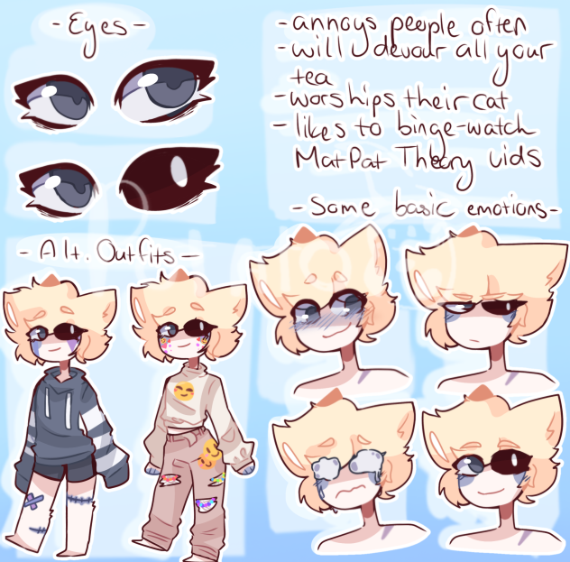 Secondary Ref sheet(extra info)
