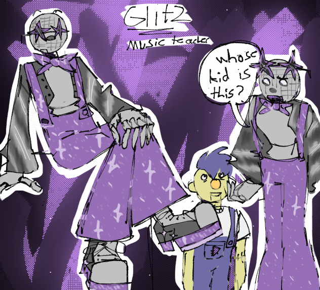 Glitz the music teacher