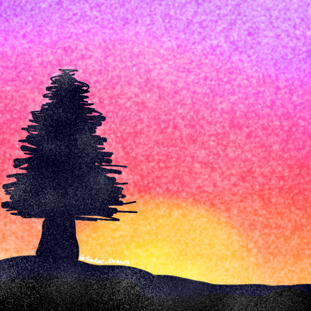 Snow Sunset - ibisPaint