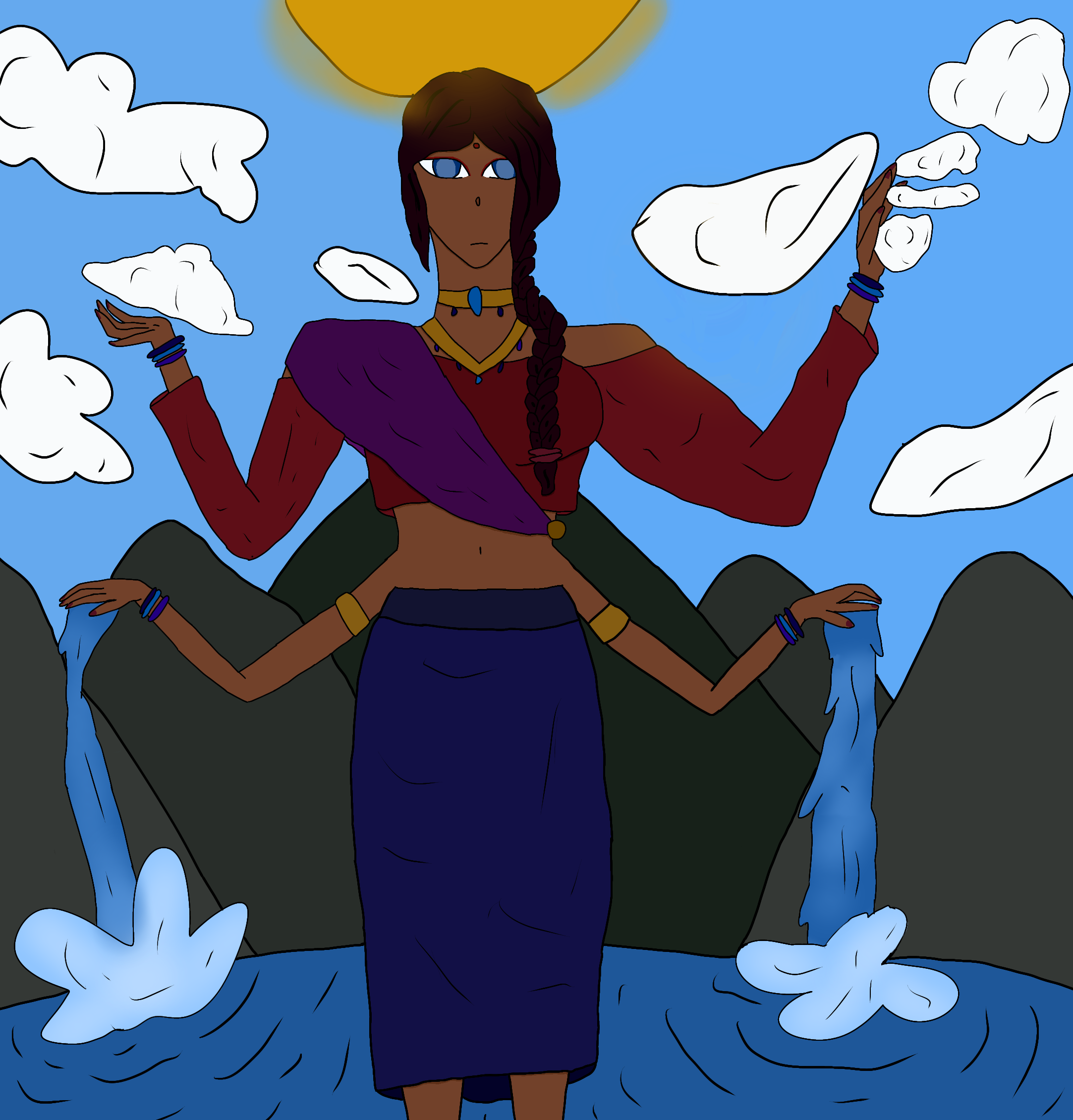 Goddess of the earth - ibisPaint