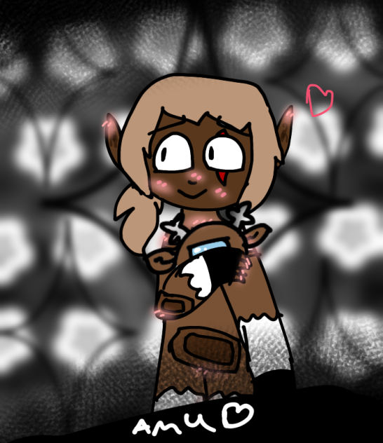 A among us Oc without the mask