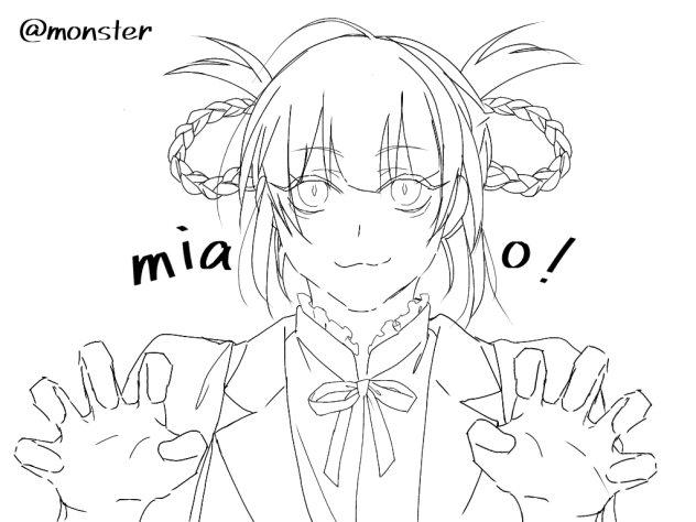 フリー線画　wip