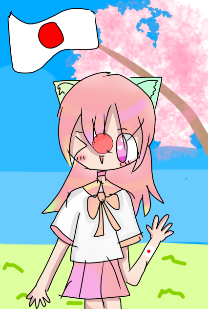 japanesse girl (colored)