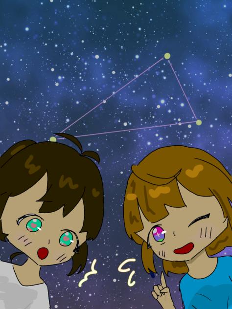 夏の星座観察　リレー