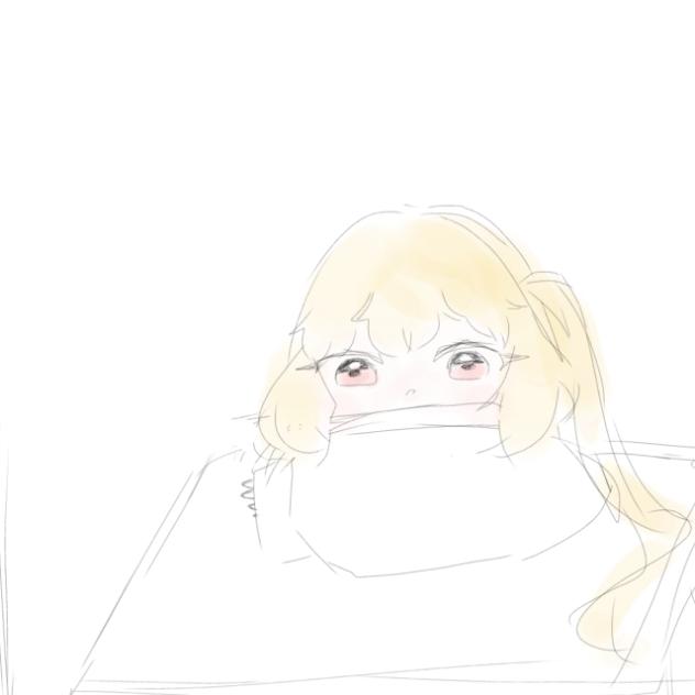 眠そうなフランちゃん
