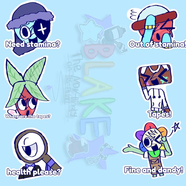 fan made dw stickers