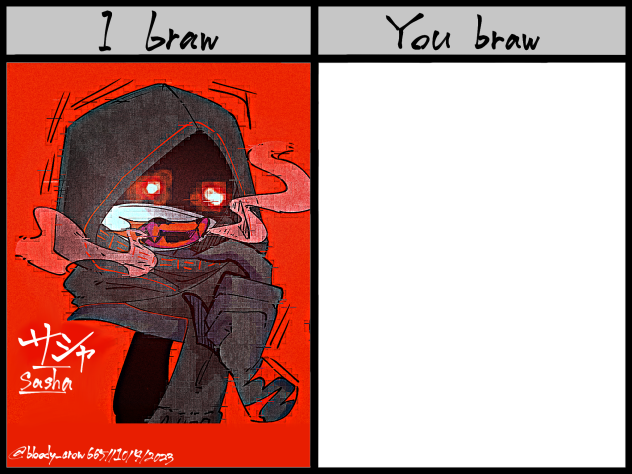I draw You draw with myOC 11.