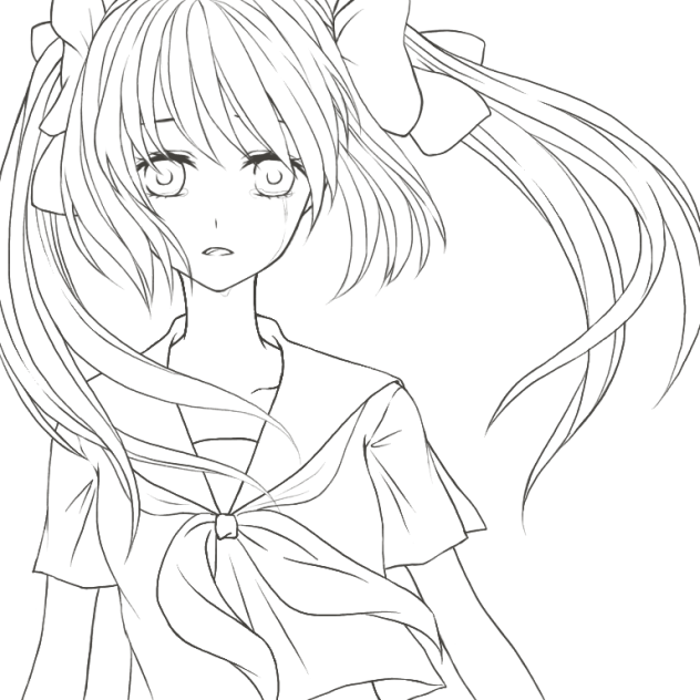 【線画】私も連れてって