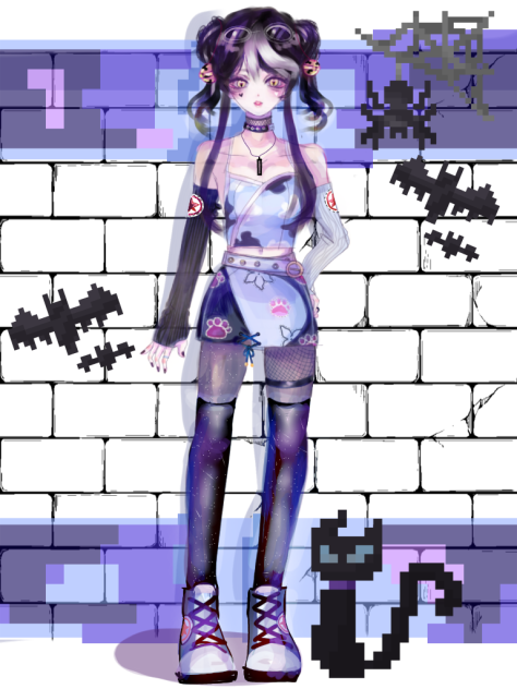 💜🖤 - ibisPaint