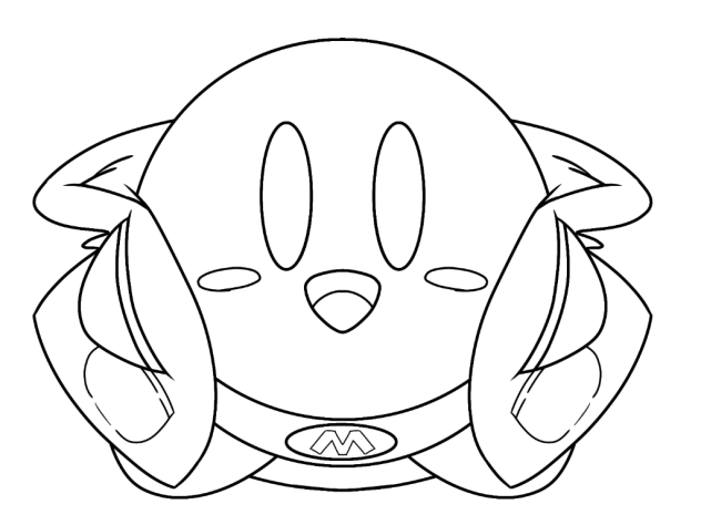 モトさんカービィ線画