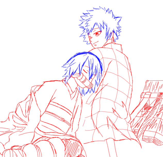 Kiribaku x demon slayer Wip