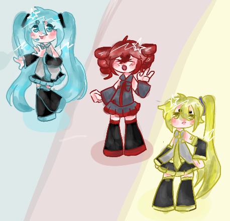 ❤️💛🩵triple baka🩵💛❤️