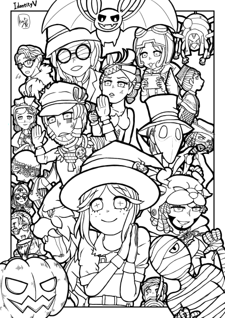 第五人格　少女　ぬりえ　缶バッジ　identityⅤ 雪まつり2026KV_1126.jpg