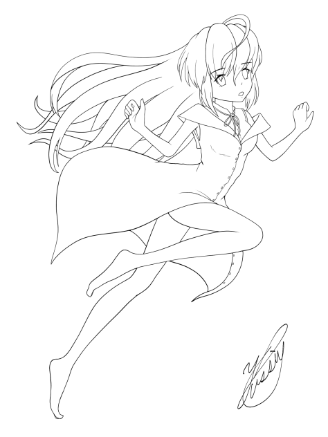 Forest Fairy（線画）