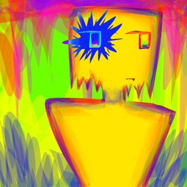 tried making high contrast art