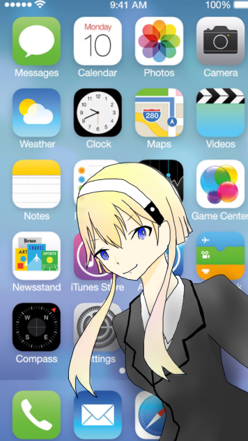 iPhoneに律
