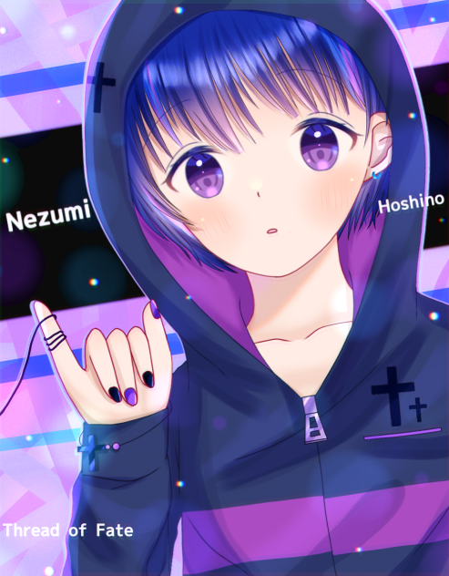 💙ショートカット✖︎パーカー💜