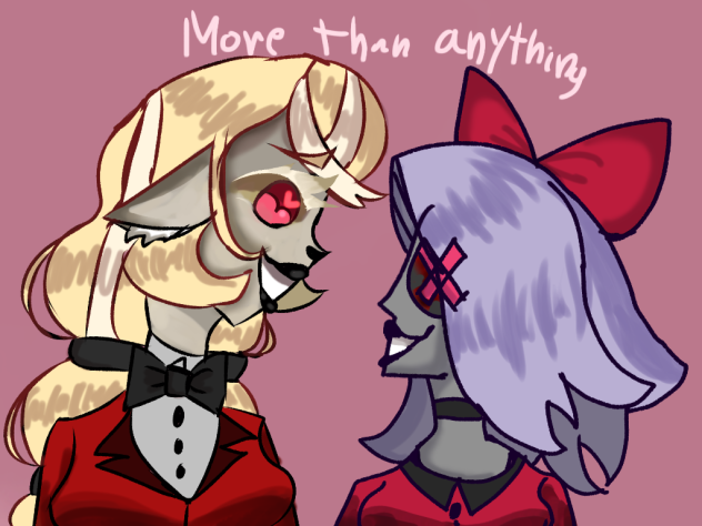 vaggie and charlie drawing