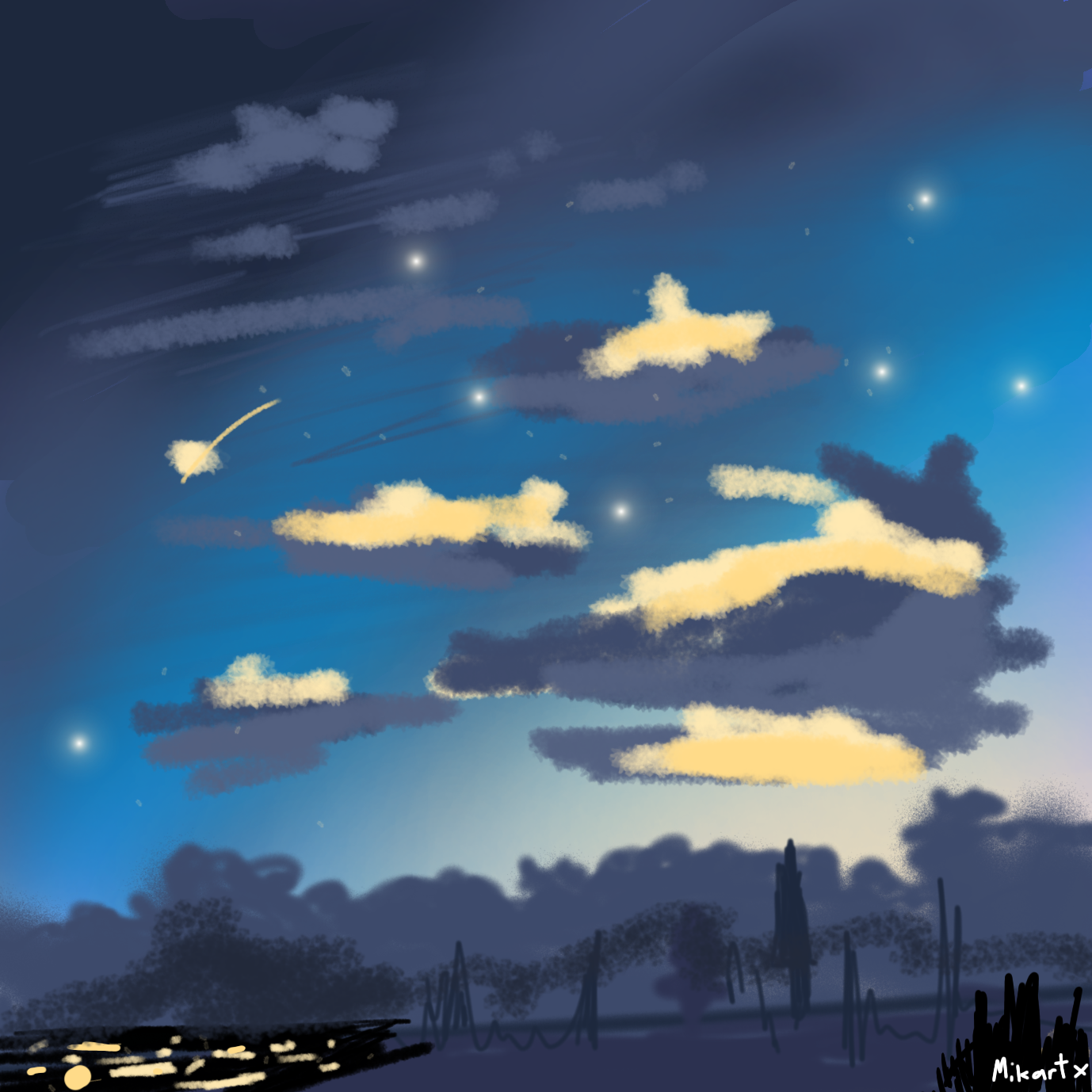 night sky - ibisPaint