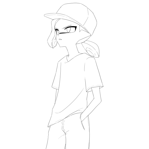 塗り絵大会・線画