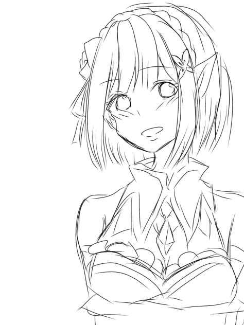 落書きカサネルエミリアたん