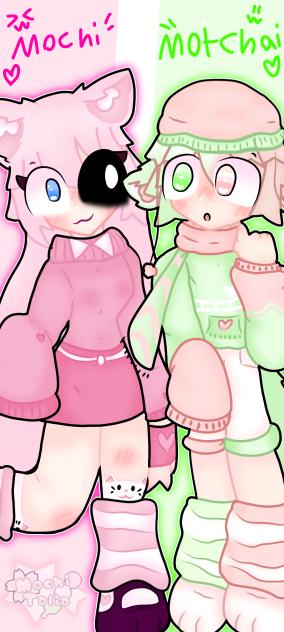 EXTREMELY OLD ASF Mochi & Motchai art 😅💔