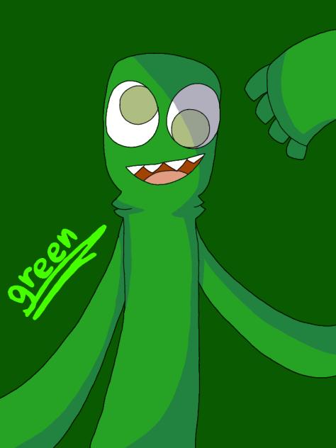 Green Rainbow Friend