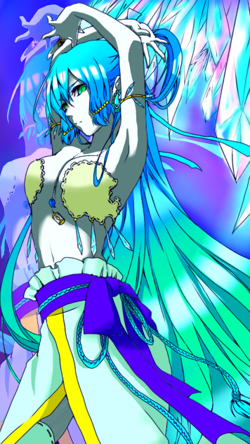雪女、塗らせていただきました