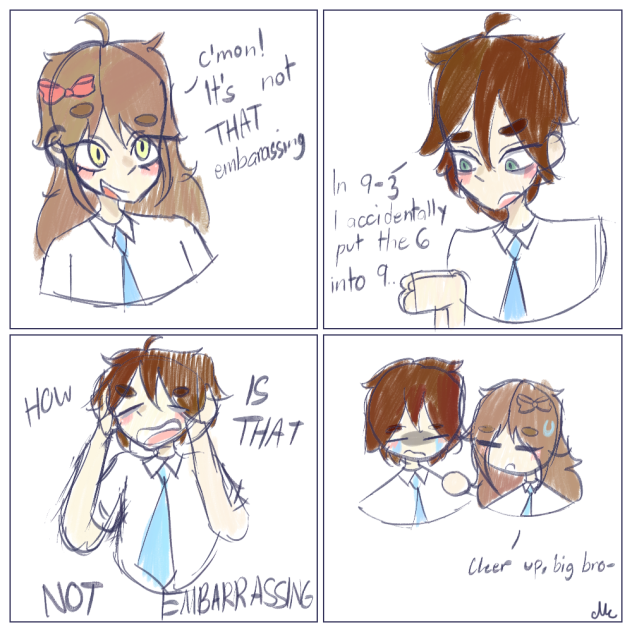 Redrew an old comic page