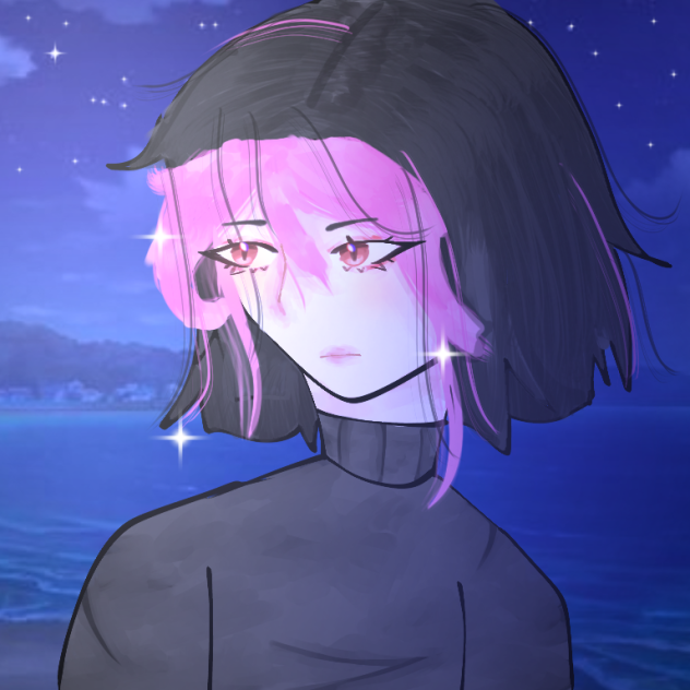 in the beach at night🌙 - ibisPaint
