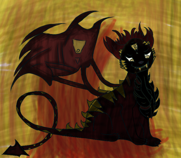 Demon Cat - ibisPaint