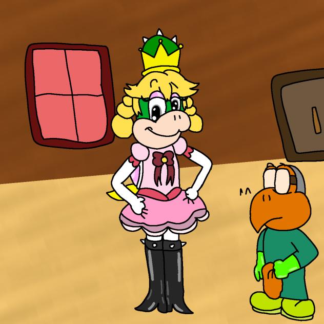 Koopeachette with polished boots